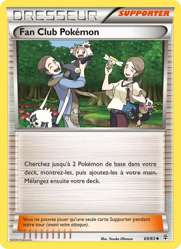 Carte Fan Club Pokémon