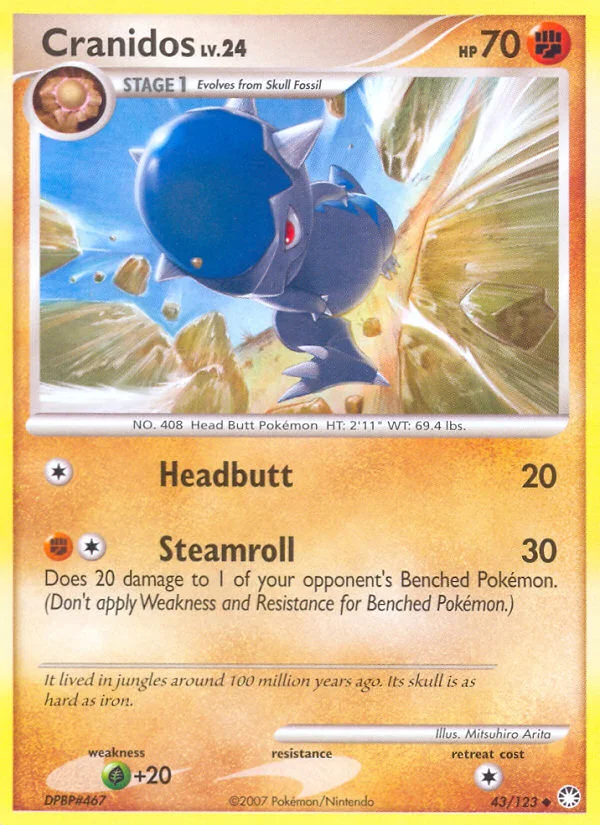 Carte Pokémon Kranidos — Trésors Mystérieux