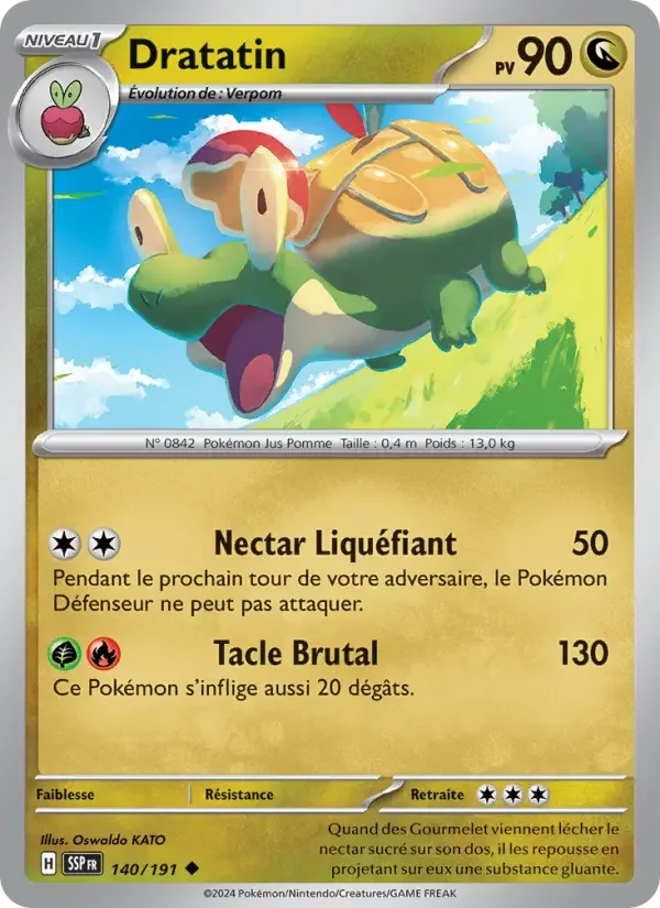 Carte Pokémon Dratatin — Étincelles Déferlantes
