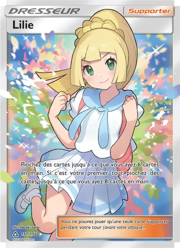 Carte Pokémon Lilie — Ultra-Prisme