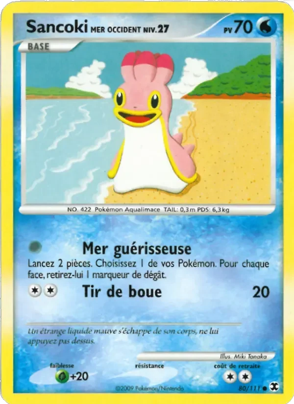 Carte Pokémon Sancoki Mer Occident Niv. 27 — Rivaux Émergeants