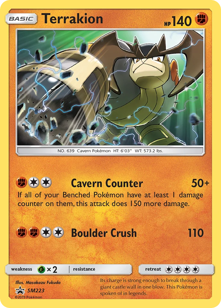 Carte Pokémon Terrakion — Promos Soleil et Lune