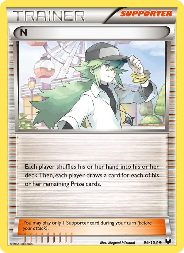 Carte Pokémon N — Promos Noir et Blanc