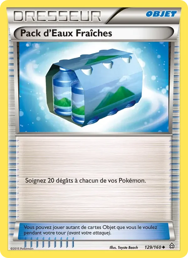 Carte Pokémon Pack d'Eaux Fraîches — Primo-Choc