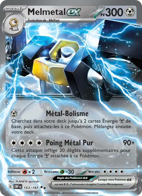 Carte Melmetal-ex