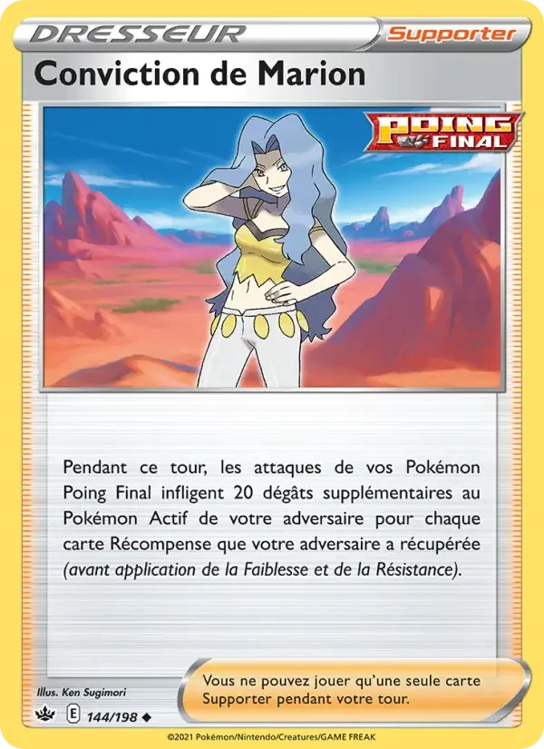 Carte Conviction de Marion