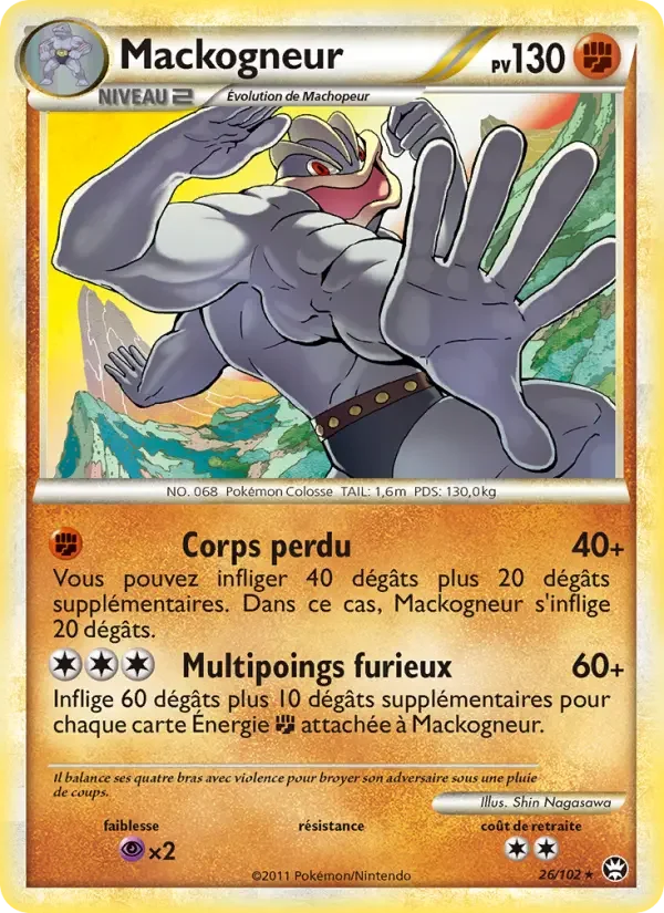 Carte Pokémon Mackogneur — Triomphe
