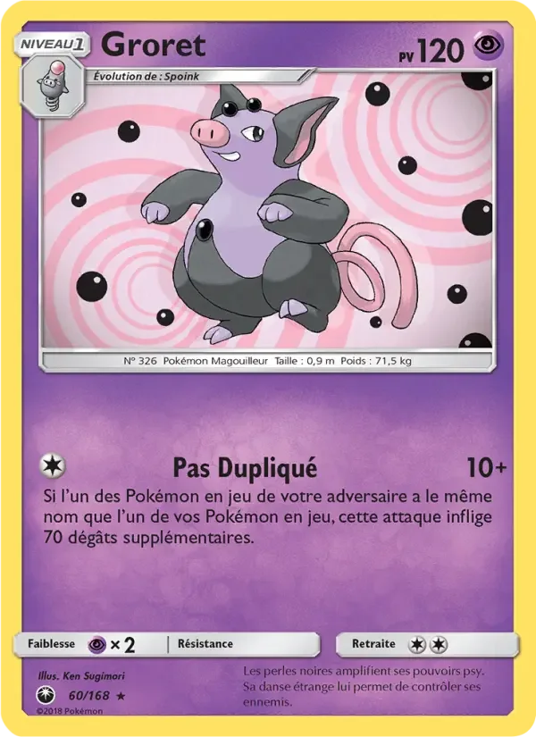 Carte Pokémon Groret — Tempête Céleste
