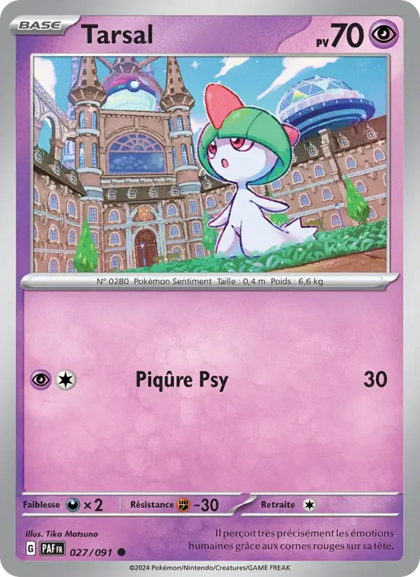 Carte Pokémon Tarsal — Destinées de Paldea