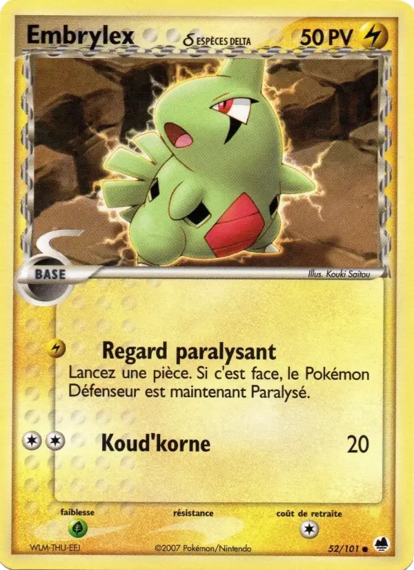 Carte Embrylex δ
