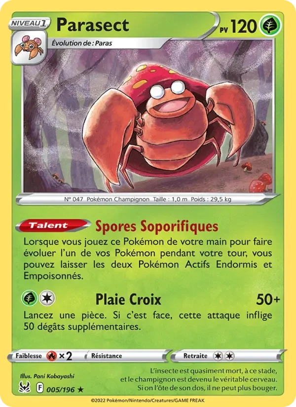 Carte Parasect