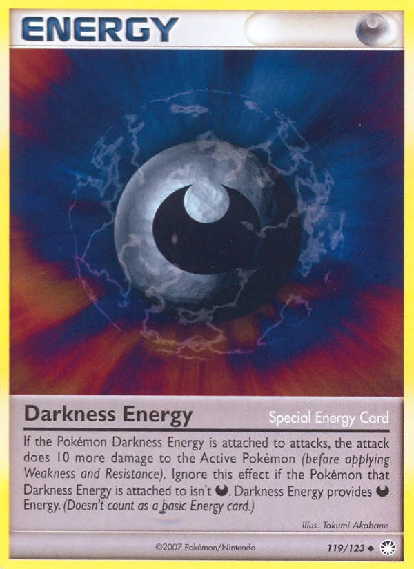 Carte Énergie Obscurité
