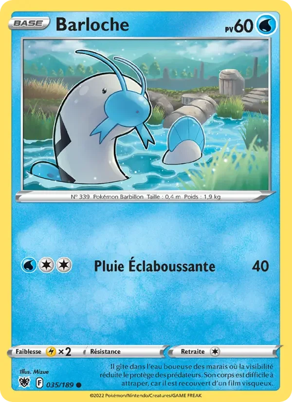 Carte Pokémon Barloche — Astres Radieux