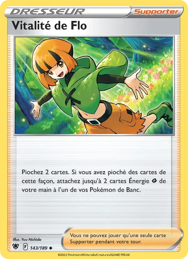 Carte Pokémon Vitalité de Flo — Astres Radieux