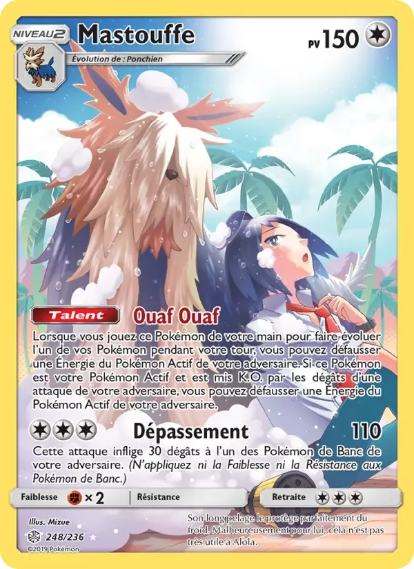 Carte Pokémon Mastouffe — Éclipse Cosmique