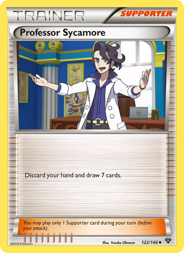 Carte Pokémon Professor Sycamore — Promos X&Y