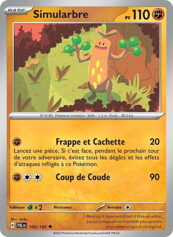 Carte Simularbre