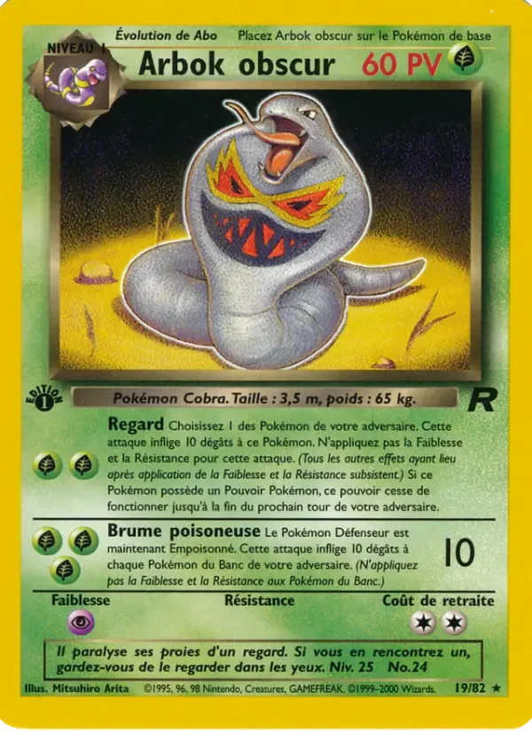 Carte Arbok obscur