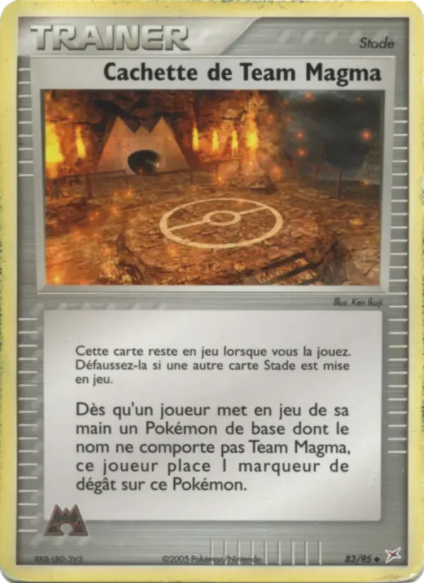 Carte Cachette de Team Magma