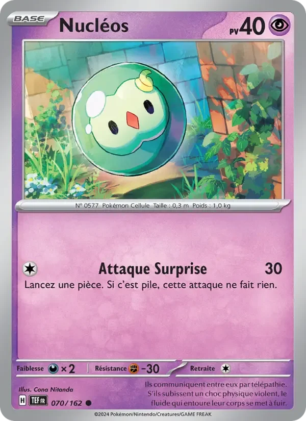 Carte Pokémon Nucléos — Forces Temporelles