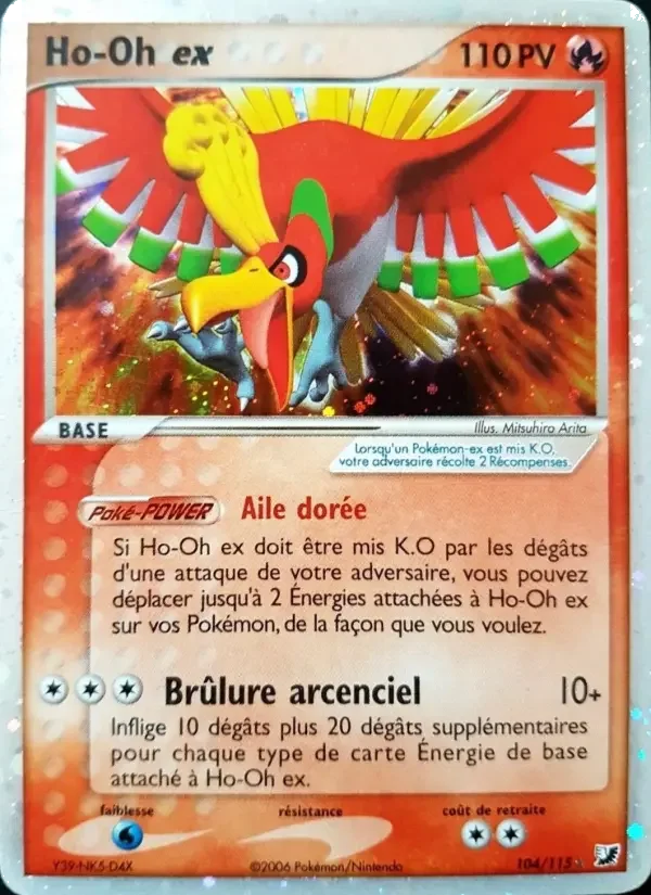 Carte Ho-Oh ex