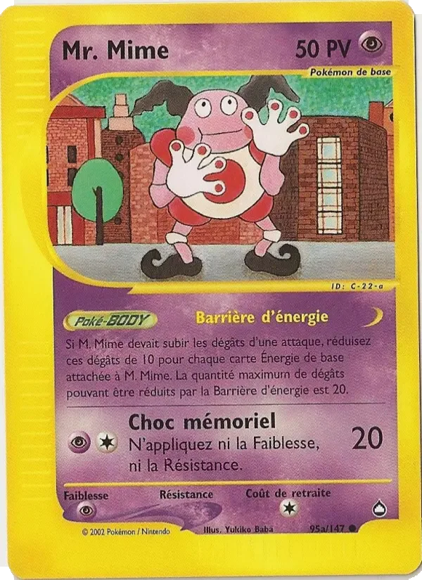 Carte Pokémon M.Mime — Aquapolis