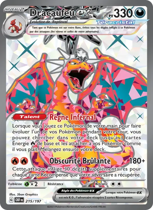 Carte Dracaufeu-ex