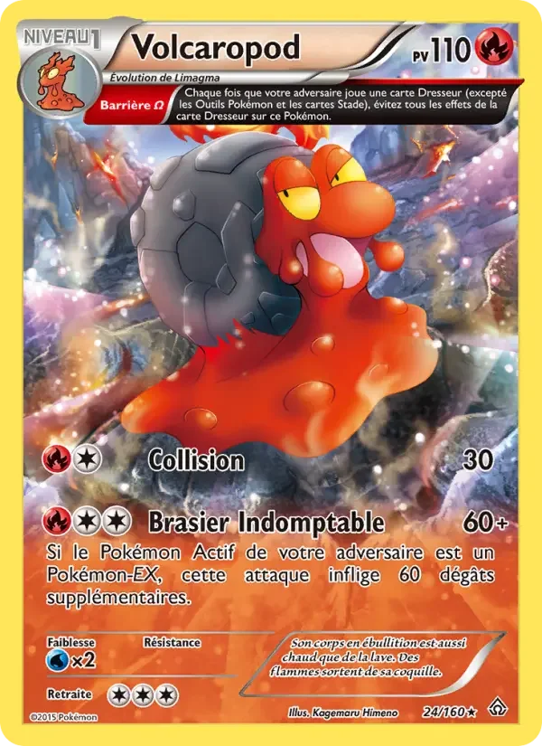 Carte Pokémon Volcaropod — Primo-Choc