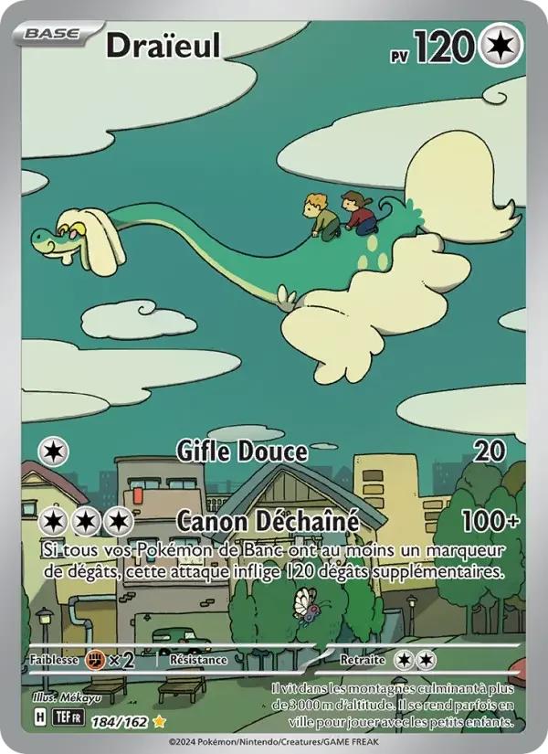 Carte Pokémon Draïeul — Forces Temporelles