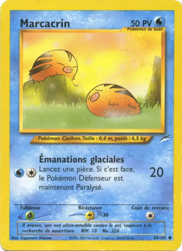 Carte Pokémon Marcacrin — Neo Destiny