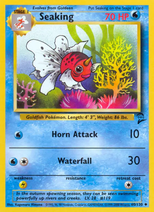Carte Pokémon Poissoroy — Base Set 2
