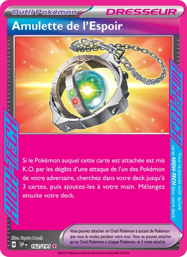 Carte Amulette de l'Espoir