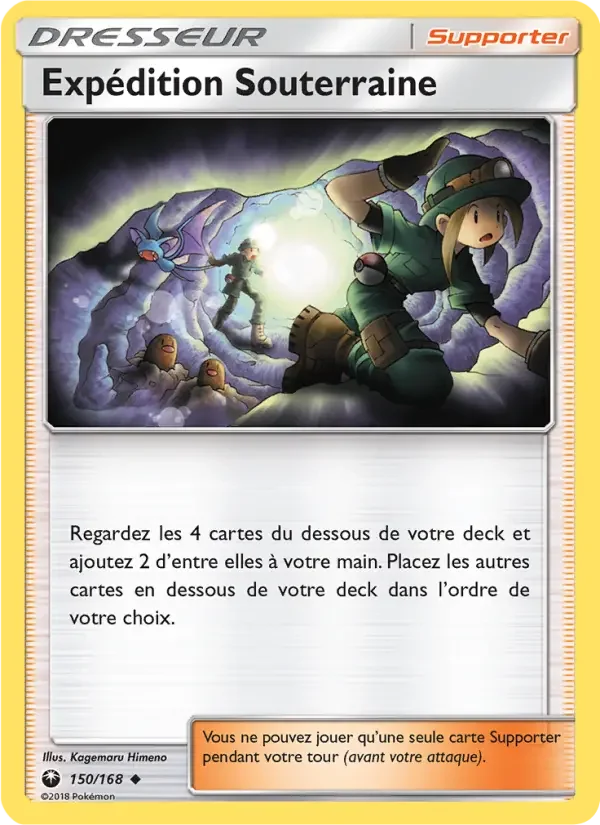 Carte Expédition Souterraine