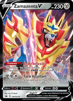Carte Pokémon Zamazenta V — Promos Épée et Bouclier