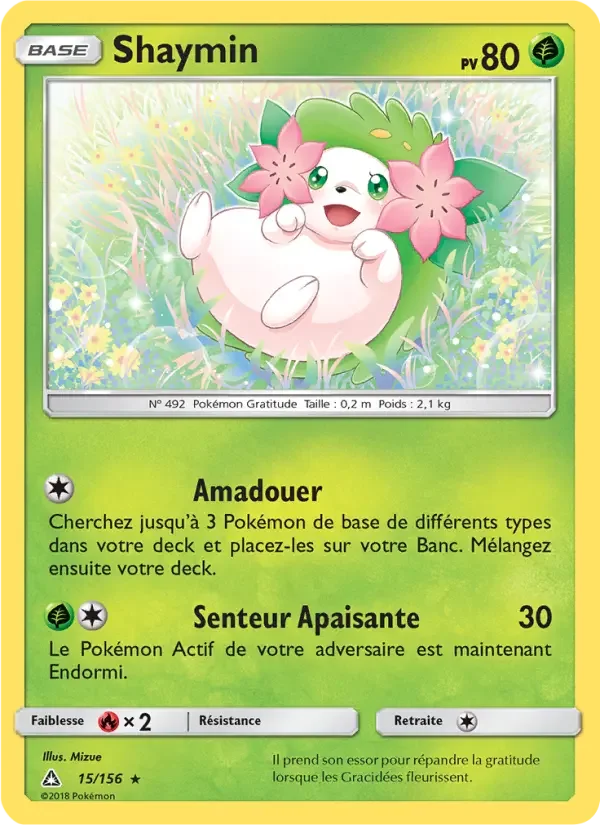 Carte Pokémon Shaymin — Ultra-Prisme