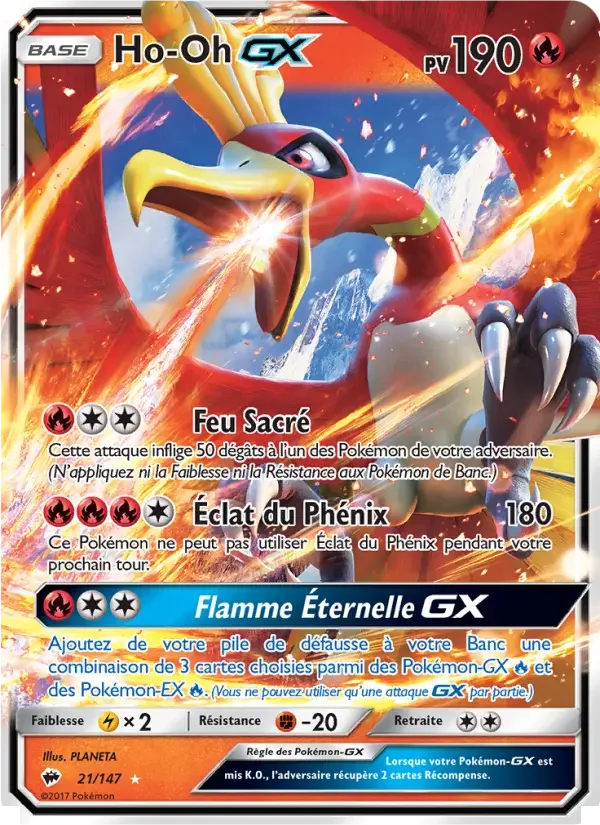 Carte Ho-Oh GX