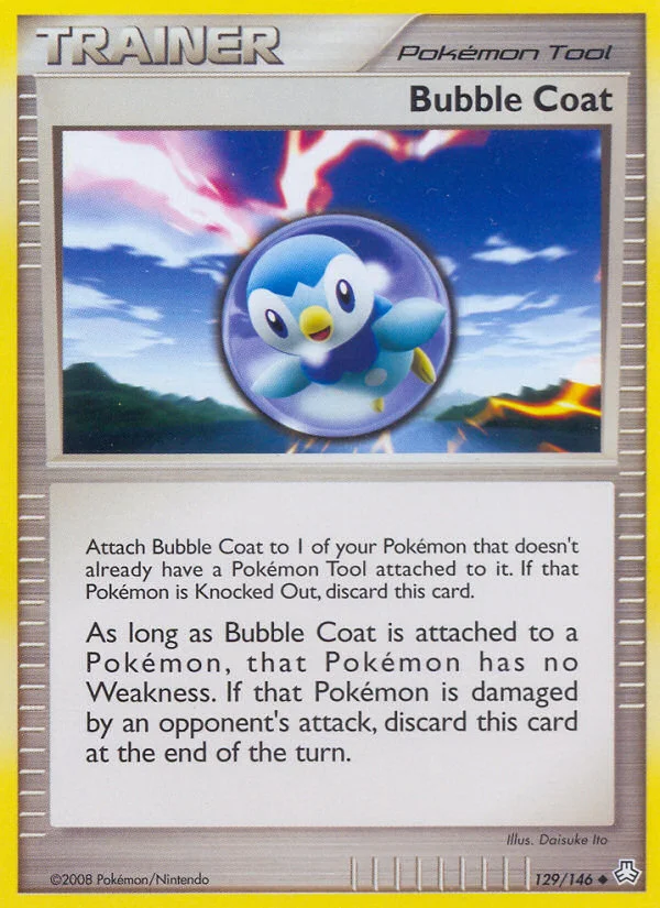 Carte Pokémon Manteau bulle — Éveil des Légendes