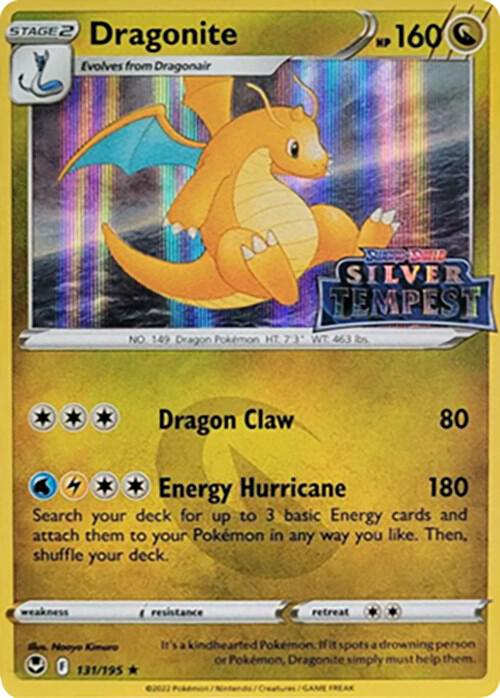 Carte Pokémon Dracolosse — Tempête Argentée