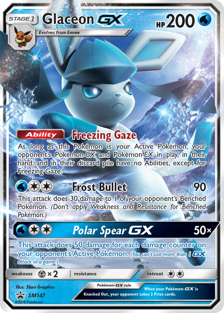 Carte Pokémon Givrali GX — Promos Soleil et Lune