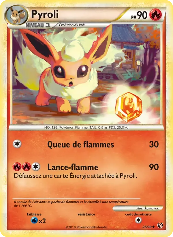 Carte Pokémon Pyroli — Indomptable