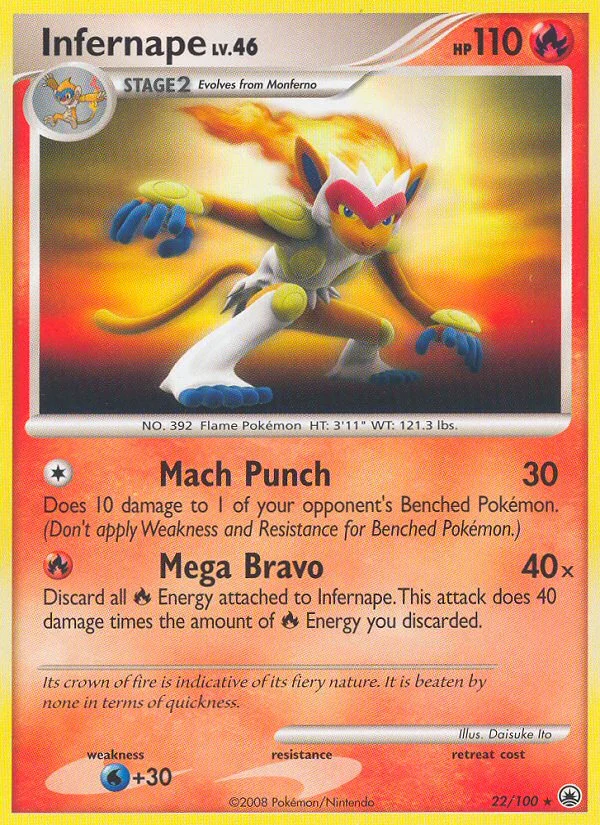 Carte Pokémon Simiabraz — Aube Majestueuse