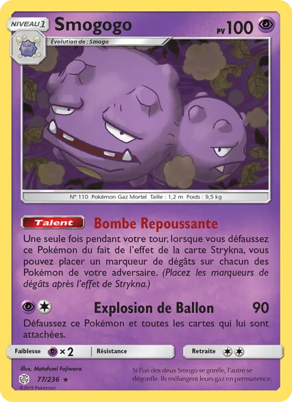 Carte Pokémon Smogogo — Éclipse Cosmique