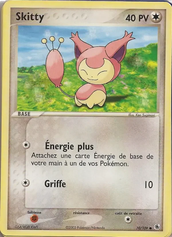Carte Pokémon Skitty — Rubis & Saphir