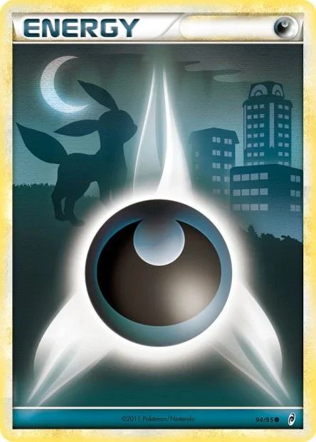 Carte Pokémon Énergie Obscurité — L'Appel des Légendes