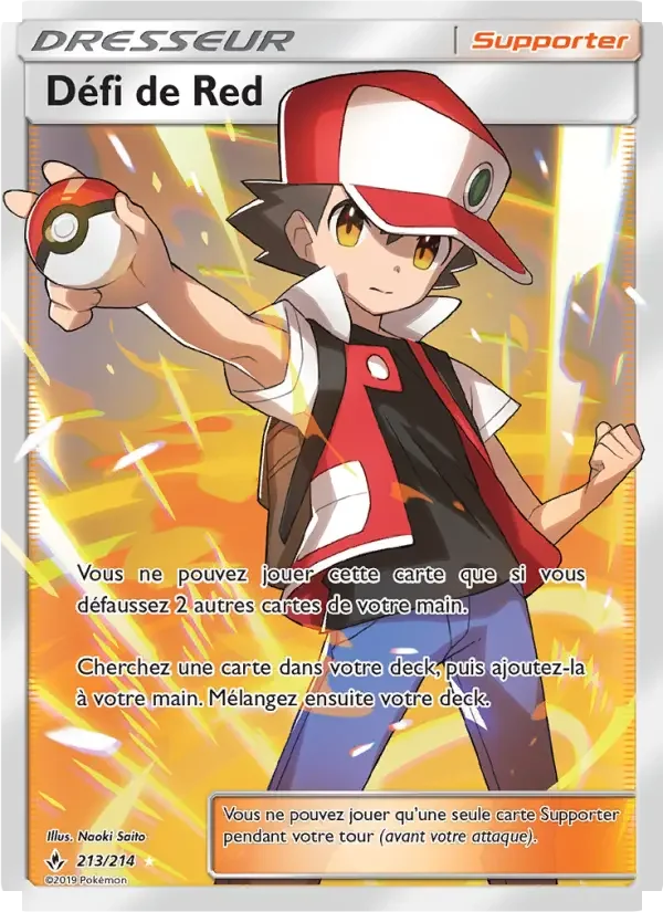 Carte Pokémon Défi de Red — Alliance Infaillible