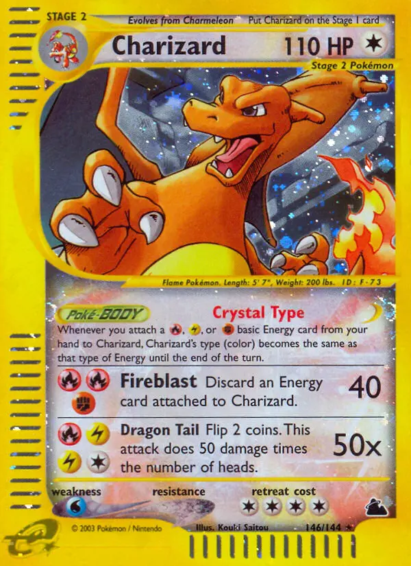 Carte Pokémon Dracaufeu — Skyridge