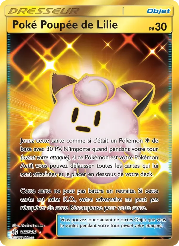 Carte Pokémon Poké Poupée de Lilie — Éclipse Cosmique