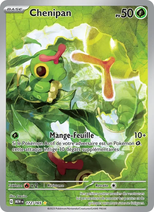 Carte Pokémon Chenipan — Pokémon 151