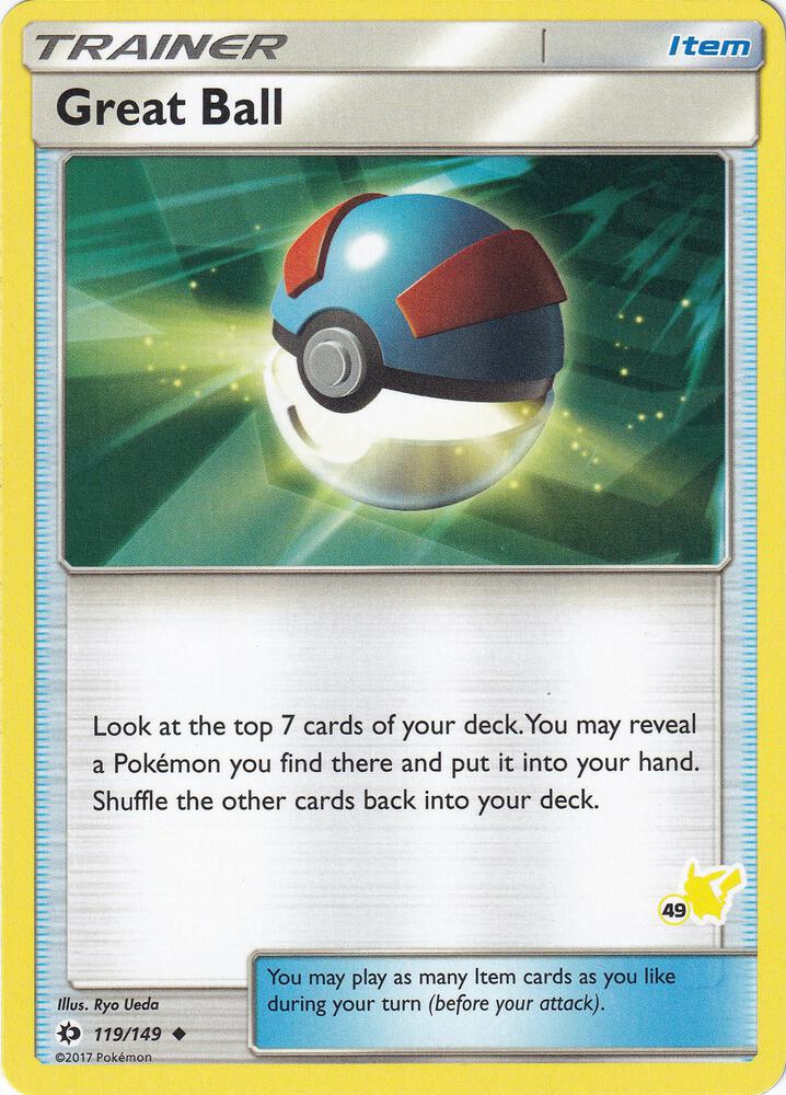 Carte Pokémon Super Ball — Soleil et Lune