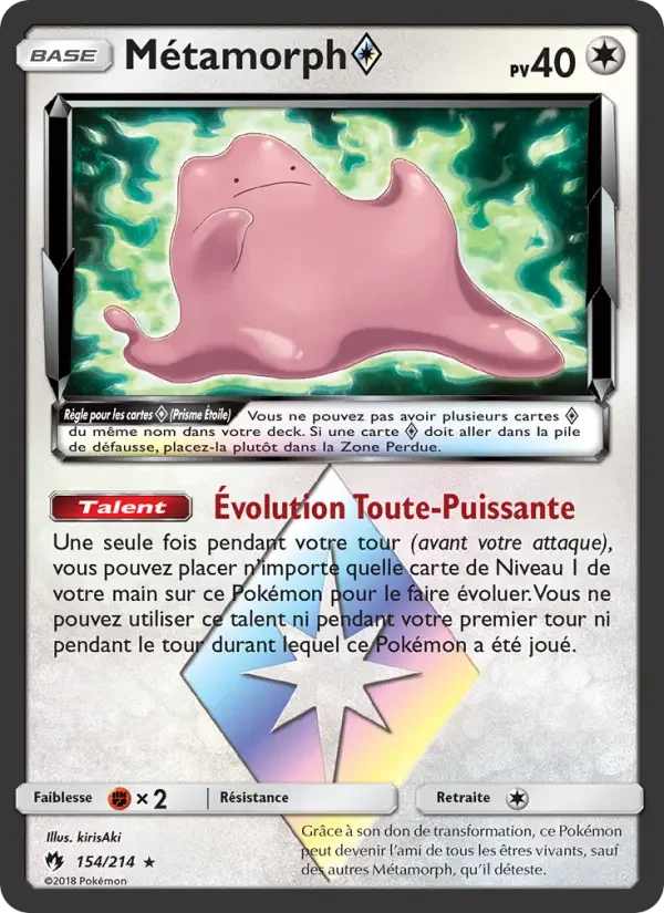 Carte Métamorph ◇